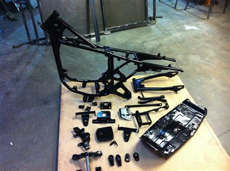 Motorbike Frame Complete North West Powder Coating