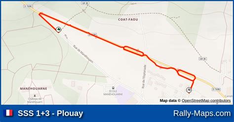 Sss Plouay Stage Map Rallye National De Bretagne Coupe