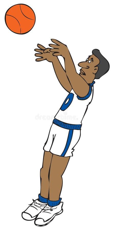 Basketball Player Rebounding Stock Vector Illustration Of Player