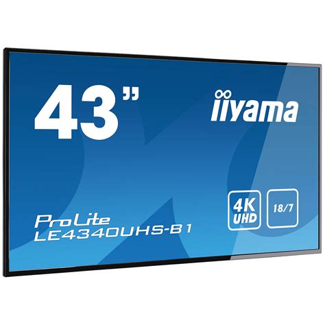 Iiyama 43 LED Prolite LE4340UHS B1 Iiyama Devis Gratuit LDLC Pro