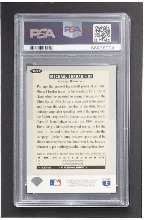 Michael Jordan Collector S Choice Rc Psa Pristine Auction