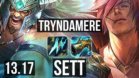 TRYNDAMERE Vs SETT TOP 8 1 1 Legendary 400 Games KR Master