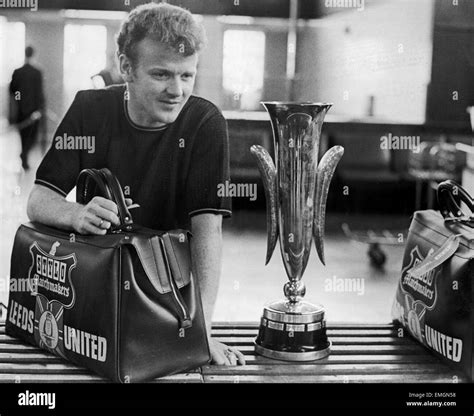 Leeds United Captain Billy Bremner Seen Here Waiting At Customs For