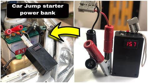 Making Car Jump Starter Power Bank Diy Youtube