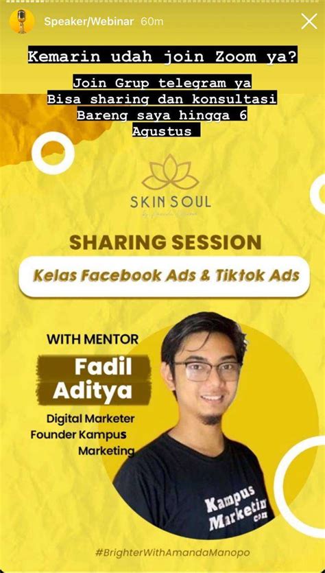 Kelas Online Tiktok Ads Organik Marketing Kampus Tiktok