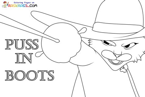 26 Coloring Pages Puss In Boots Leanntheodore