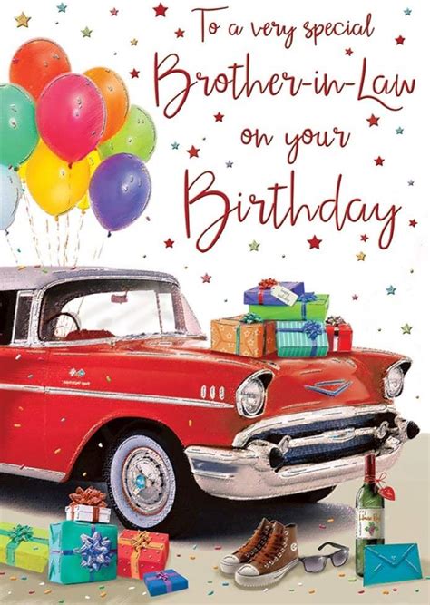 Regal Publishing Birthday Card Brother In Law 9 X 6 Inches C80062 Office