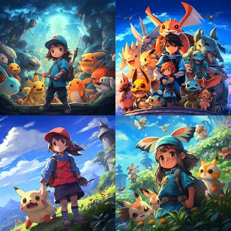 Pokemon AI Art Style - Captivating Creativity - Pokemon Stable ...