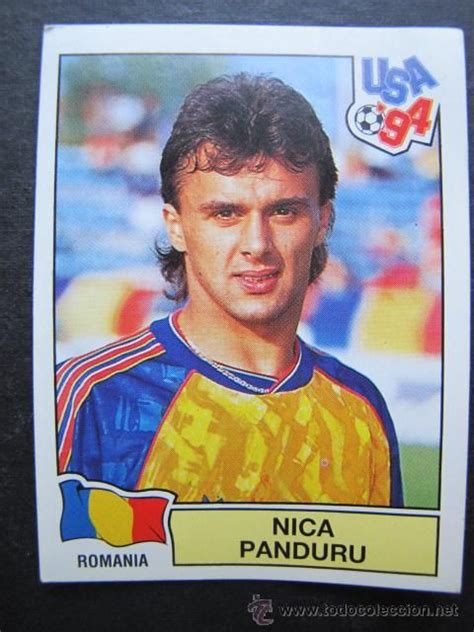 Cromo Pegatina Panduru Rumania Mundial USA 94 Coleccion Panini N 87