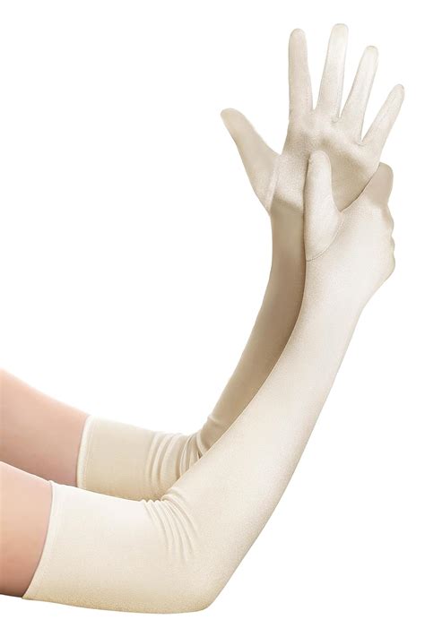 Buy Babeyond Classic Long Opera Pageant Party S Satin Gloves