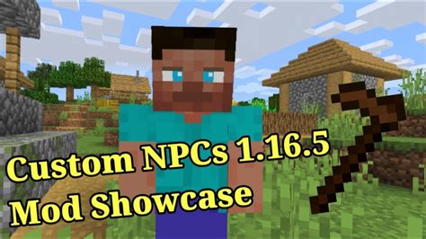 Minecraft Custom NPCs 1 16 5 Mod Showcase Tutorial YouTube