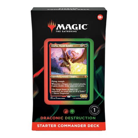 Magic The Gathering Starter Commander Deck Draconic Destruction Jr