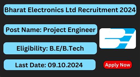 Bel Recruitment Project Engineer Posts Apply Now Tamilanguide