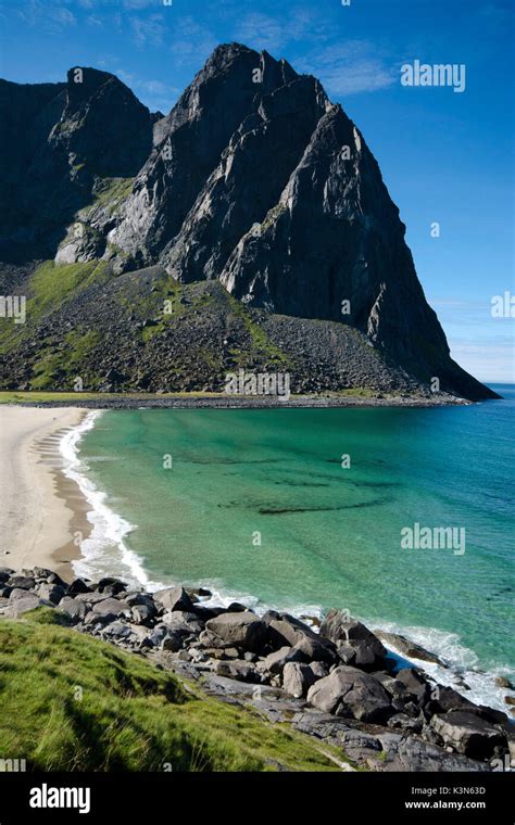 Lofoten Kvalvika Beach Hi Res Stock Photography And Images Alamy