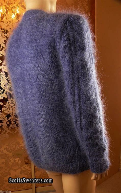 701 006 Men S New Hand Knit Soft And Fuzzy Mohair Sweater