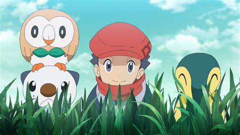 The Sinnoh Trainer With Oshawott Cyndaquil And Rowlet Pokemon The