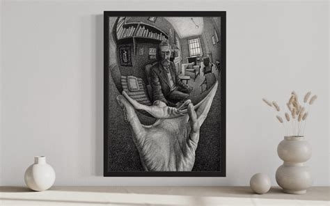 Escher Print, Hand With Reflecting Sphere , Fine Art Reproduction ...