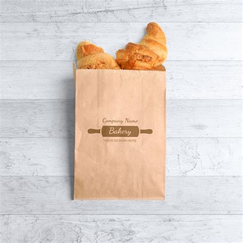 Premium Psd Kraft Paper Bag Mockup