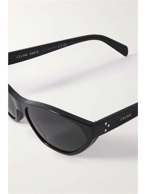 Celine Eyewear Cat Eye Acetate Sunglasses Net A Porter