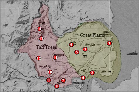 Maps Locations Maps Red Dead Redemption Game Guide And Walkthrough