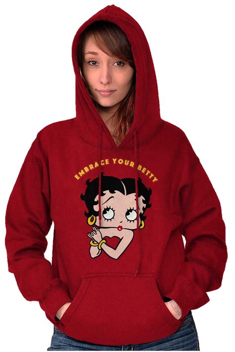 Betty Boop Cute Motivational Hoodie Sweatshirt Women Brisco Brands 5x