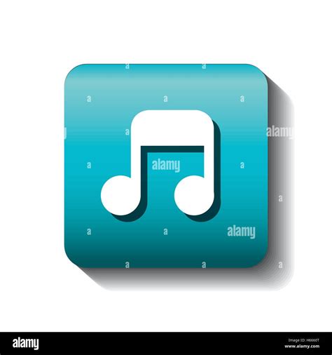 Music Note Sound Isolated Icon Stock Vector Image Art Alamy