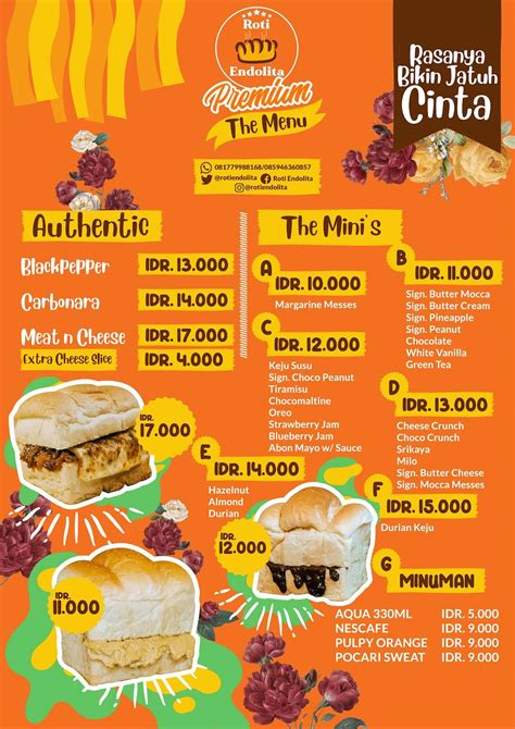 Menu At Roti Endolita Ipb Dramaga Makanan Roti Khas Bogor Oleh Oleh