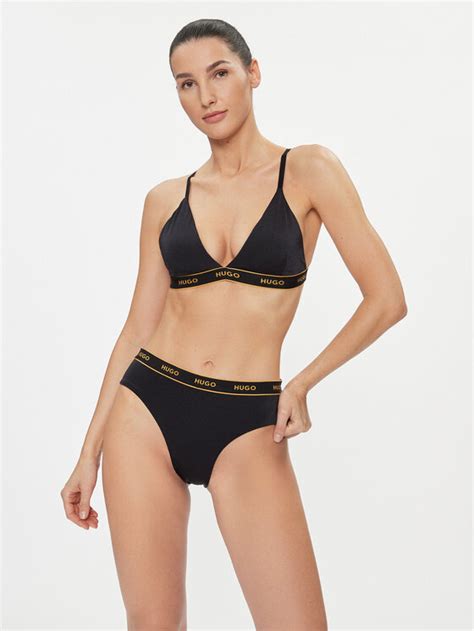 Hugo Bikini Partea De Sus Sparkling 50502815 Negru Modivo Ro