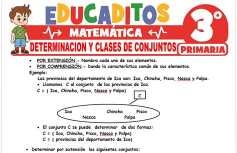 Introducción A Los Conjuntos Para Tercero De Primaria