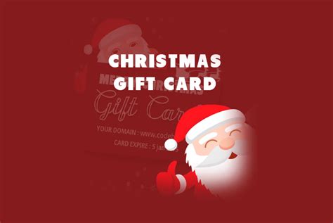 Free Christmas Gift Card Psd Codeboxr