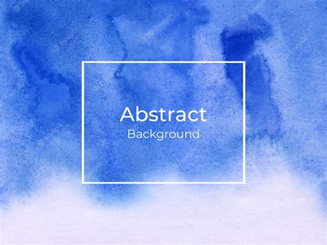 Premium Vector Abstract Blue Watercolor Texture Background