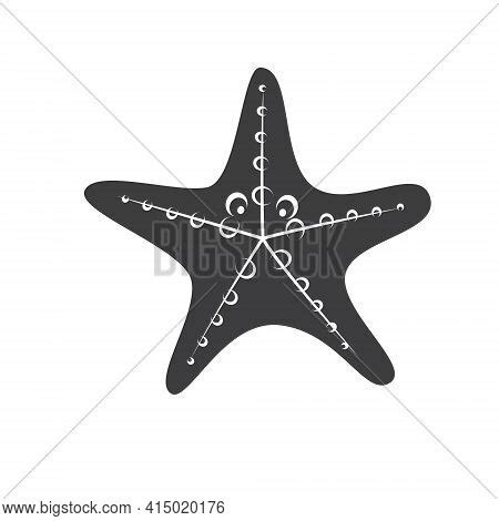 Starfish Silhouette Vector & Photo (Free Trial) | Bigstock