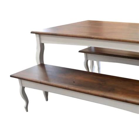 Conjunto Mesa 140x80 Bancos Pés Luiz XV Tommy Design Nude Laca