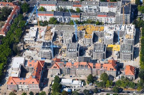 Berlin From Above Construction Site For New High Rise Building