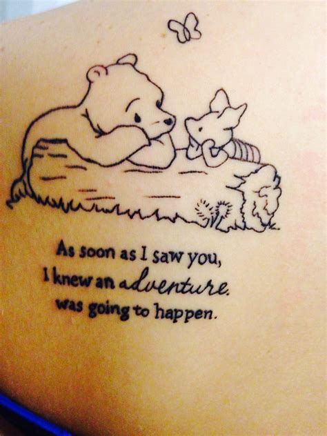 Winnie The Pooh Tattoo Cute Best Friend Tattoos Name Tattoos For Moms