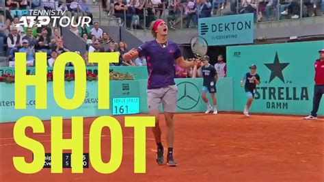 Hot Shot Can You Hear Zverev Now Madrid 2019 Youtube