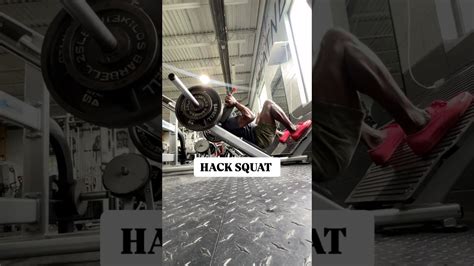 Hack Squat Pumped Quads Bigger Stronger Hacksquat Quads