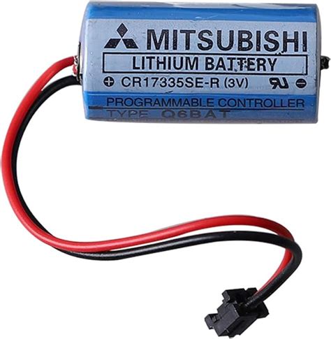 Q6BAT CR17335SE R Mitsubishi PLC Lithium Battery CNC CR17335 ER2 3A 3V