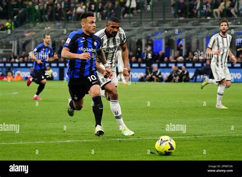 Lautaro Martinez FC Inter During The Italian Cup Coppa Italia Semi