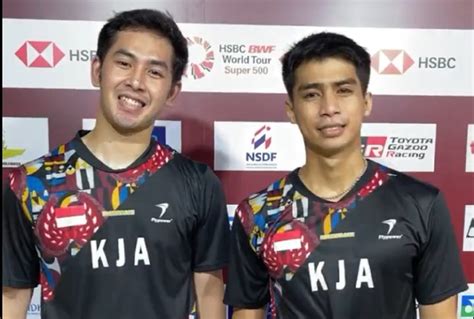 Tembus Perempatfinal Thailand Open 2023 Sabar Karyaman Reza Pahlevi