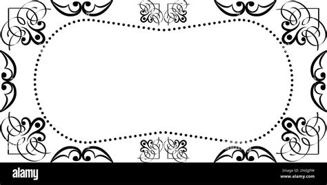 Decorative Text Box Borders Black