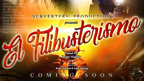 El Filibusterismo Movie Trailer 2020 Bsed English 1st Year Final