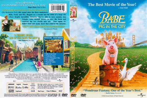 Babe Pig In The City R1 DVD Cover DVDcover