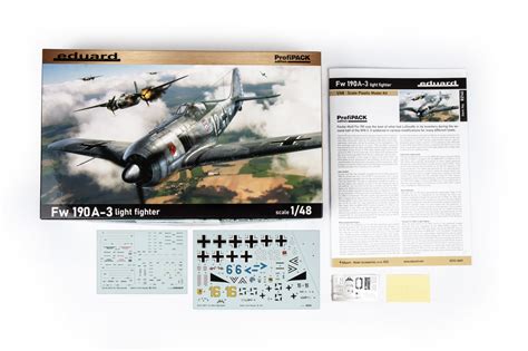 Eduard Focke Wolf Fw 190A 3 Light Fighter ProfiPack 1 48