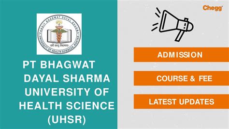 Ppt Pt Bhagwat Dayal Sharma University Of Health Sciences Uhsr