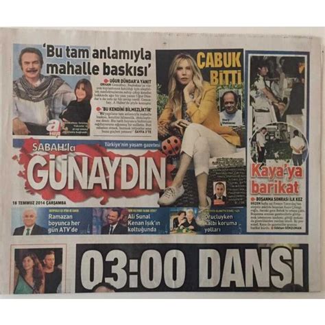 Gökçe Koleksiyon Sabah Gazetesi Günaydın Eki 16 Temmuz 2014 Fiyatı