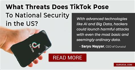 What Threats Does TikTok Pose To National Security In The US News