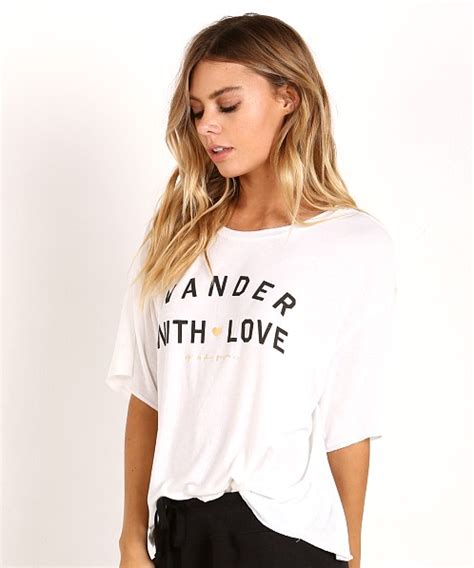 Spiritual Gangster Wander With Love Vinyasa Tee Stardust Ho60418010