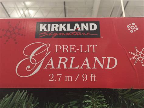 Kirkland Signature Pre Lit Led Garland Costcochaser