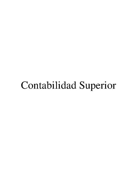 Resumen De Contabilidad Superior 5